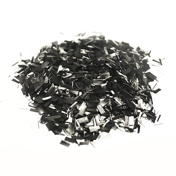 What are the types of short cut carbon fibers?